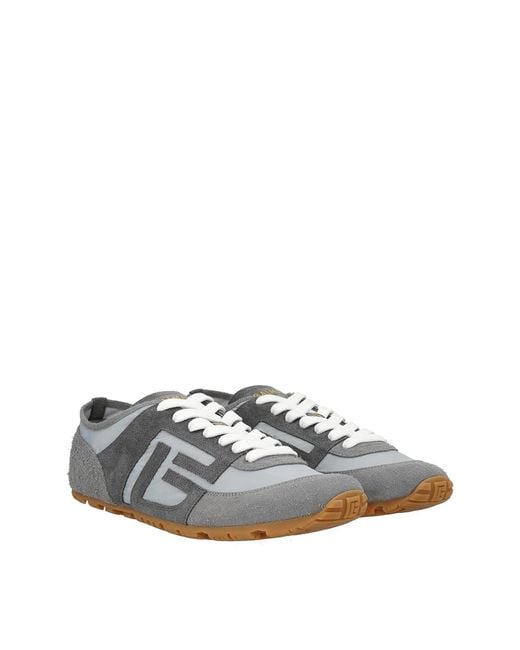 Balmain Gray Sneakers for men