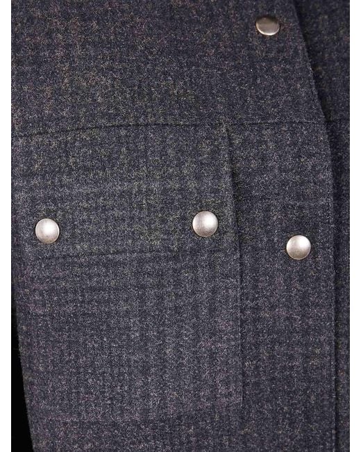 DR. HOPE Black Pockets Shirt Jacket
