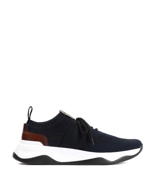 Berluti Blue Knit Sneakers for men