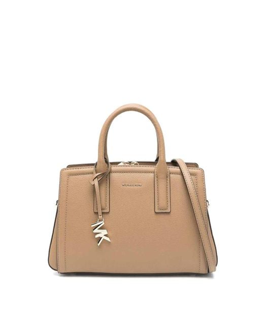 Michael Kors Natural Laila Small Satchel Bag