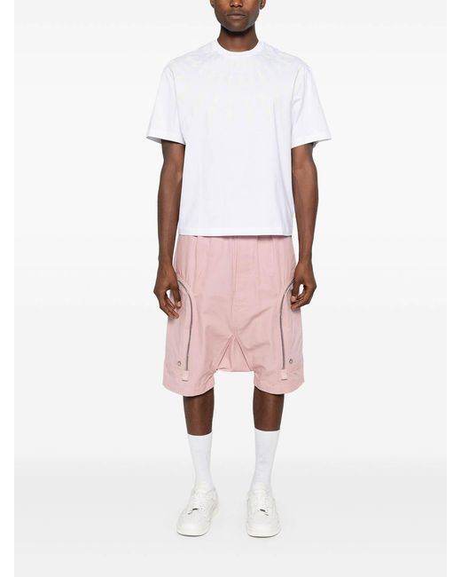 Neil Barrett White Slim Dropped Shoulder for men