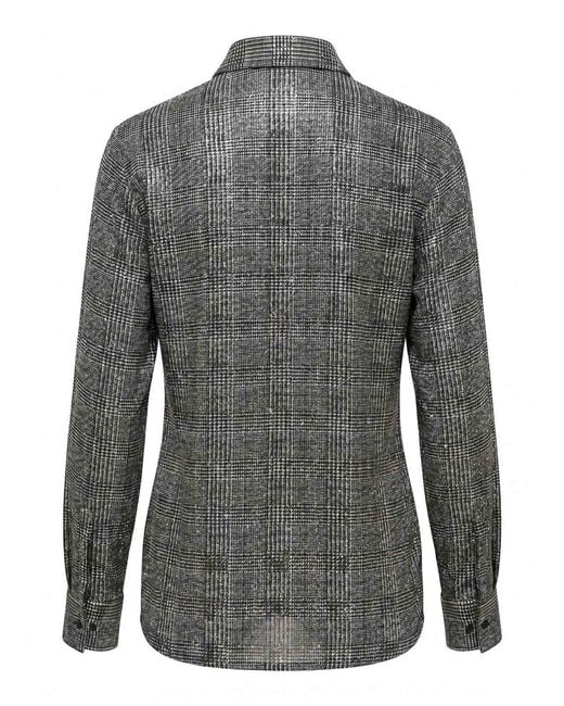Ermanno Scervino Gray Shirt