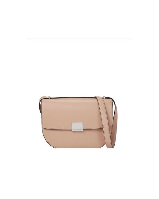 Karl Lagerfeld White K/Forever Md Crossbody