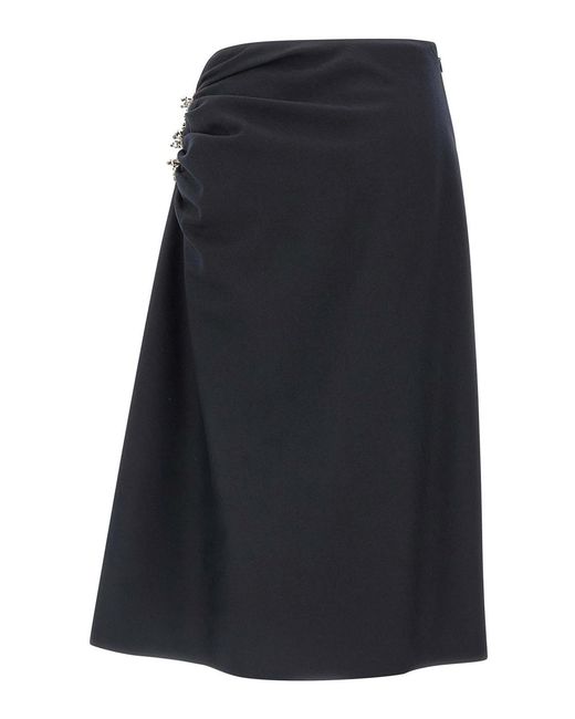 Dries Van Noten Black Sovora' Skirt