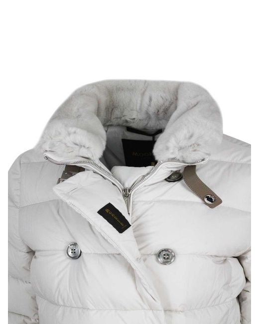 Moorer Gray Tech Fabric Coat