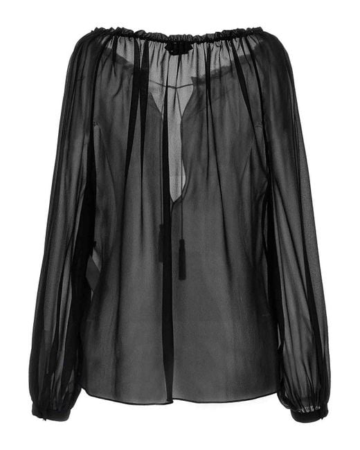 Camicetta Di Seta di Tom Ford in Black