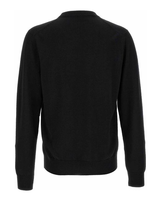 Dolce & Gabbana Black Coat Of Arms Sweater for men