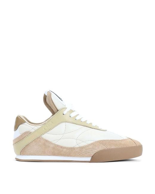 Chloé White Kick Sneakers
