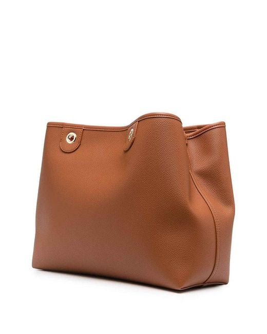 Emporio Armani Brown Shopping Bag