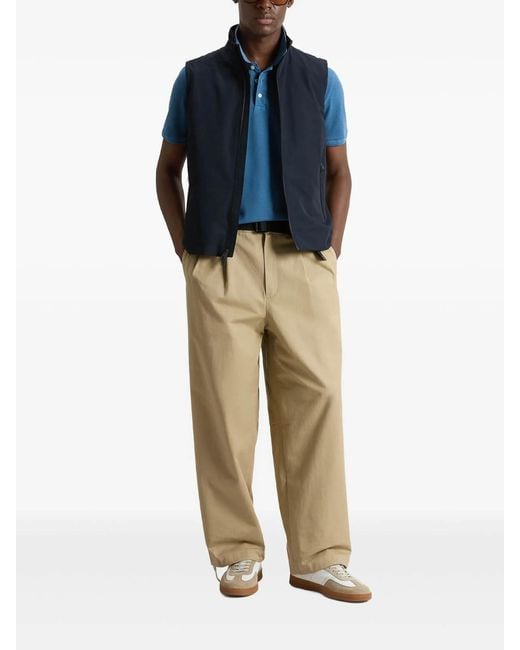Woolrich Blue Two Layers Sailing Vest for men