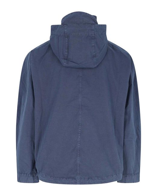 RANRA Blue Jacket With Embroidery for men