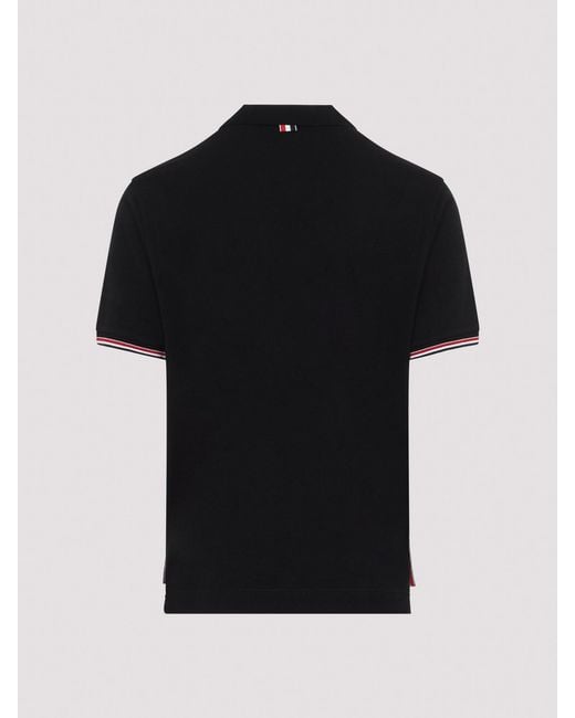 Thom Browne Black Polo for men