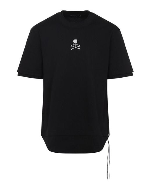 Mastermind Japan Black Layered Short Sleeves Tee for men
