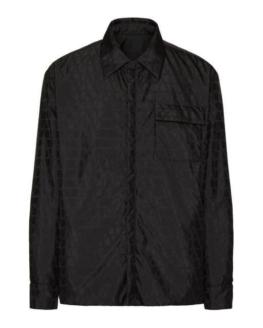 Valentino Black Toile Iconographe Shirt for men