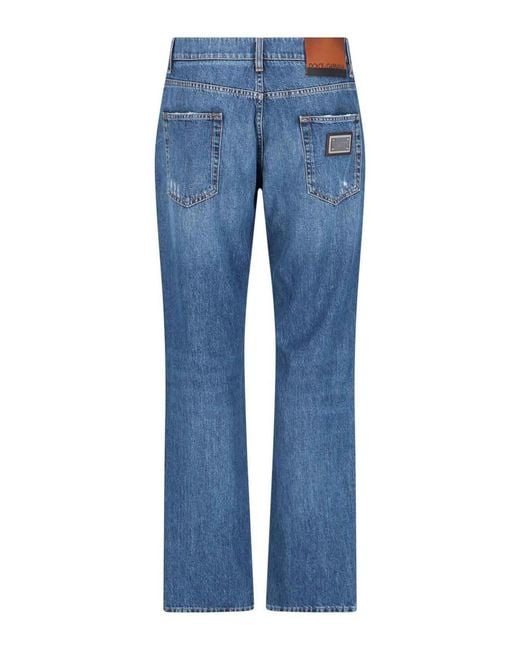 Dolce & Gabbana Blue Jeans Dritti for men