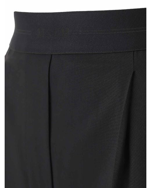 MSGM Black Pull On Trousers