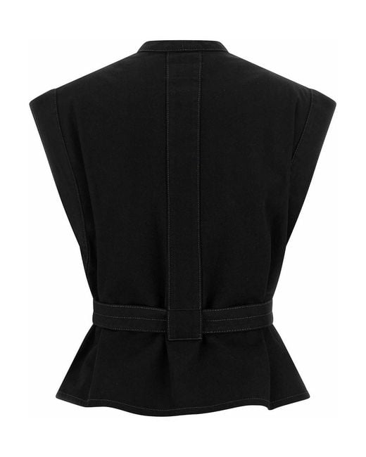 Lemaire Black 'Chasuble' Vest