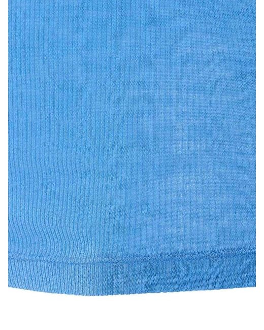 Versace Blue Tank Top