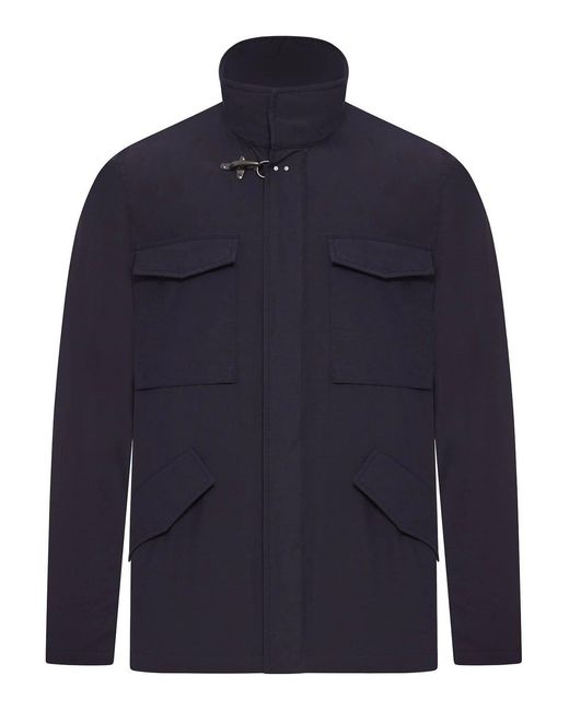 Fay Blue Explorer Field Jacket for men
