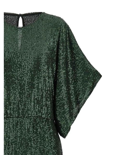 Norma Kamali Green 'reverse Obie' Dress