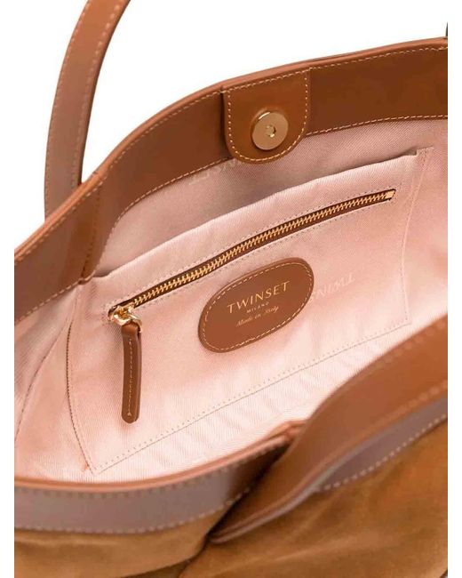 Twinset Brown Duffle Bag