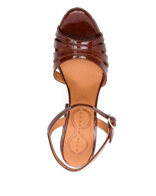 Chie Mihara Pink Logo Sneakers