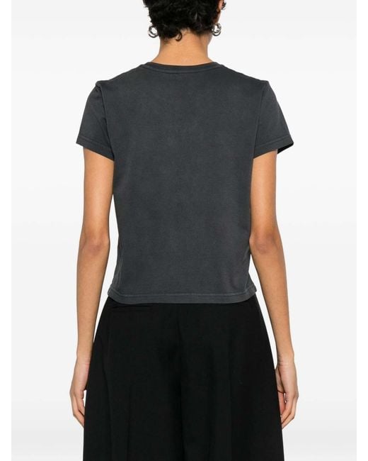 Alexander Wang Black Faded Logo T-Shirt
