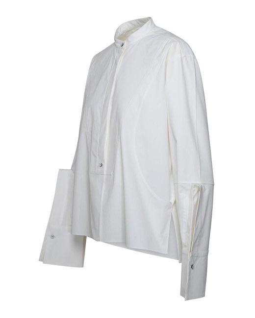 Jil Sander White Cotton Shirt