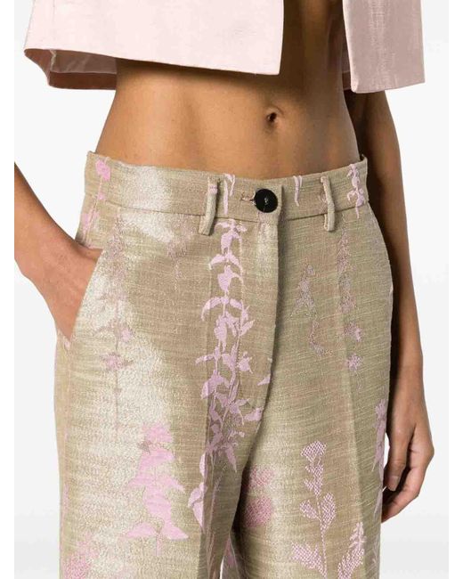 Forte Forte Natural Heaven Jacquard Trousers