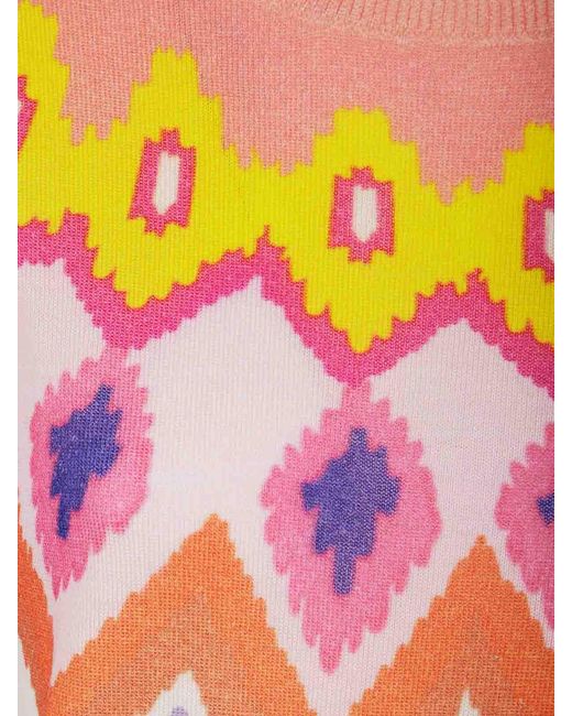 In bed with You Pink Boatneck Printed Jumper