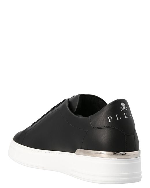 Philipp Plein Black Hexagon Sneakers for men