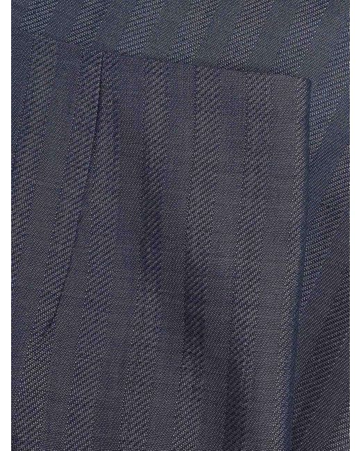 Etro Gray Midi Pencil Skirt