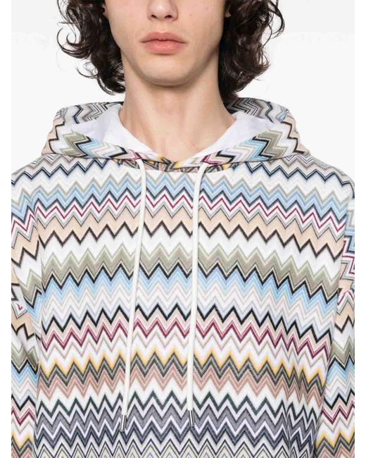 Missoni Gray Multicolored Sweatshirt for men