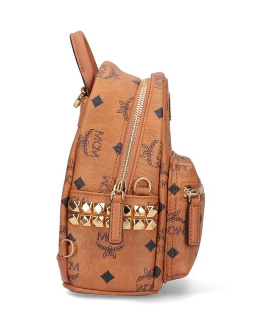 MCM Brown Mini Backpack for men
