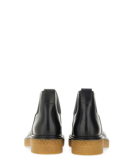 Bottega Veneta Black Chelsea Boot Haddock for men