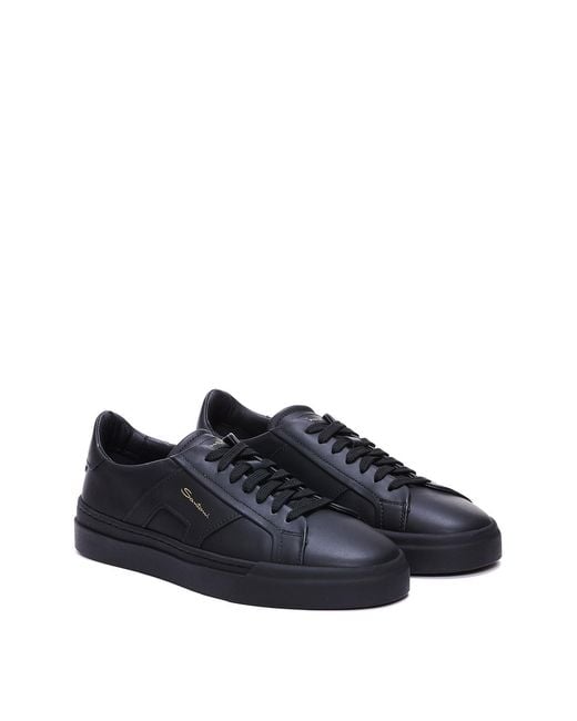 Santoni Blue Trainers for men