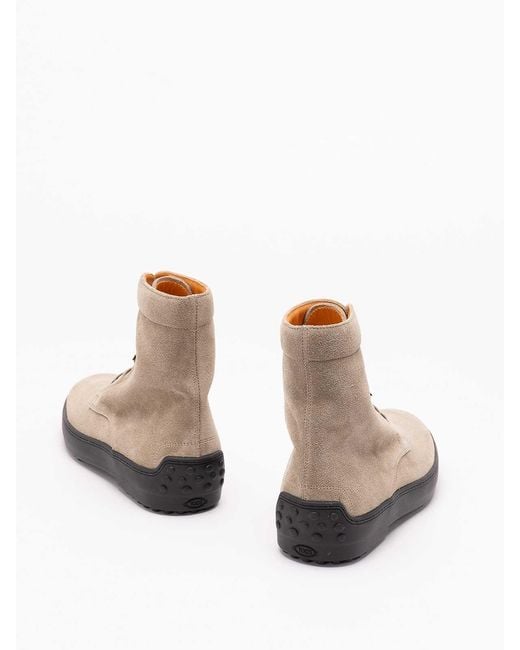 Tod's Brown Gommino Ankle Boots for men