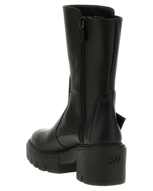Stuart Weitzman Black Soho' Boots
