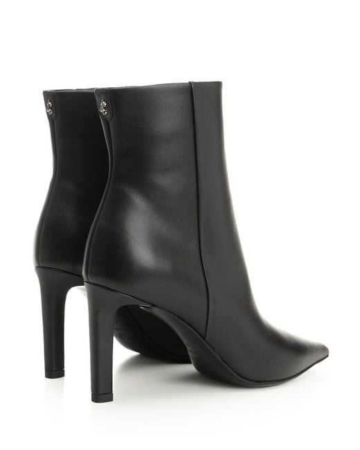 Jimmy Choo Black Frankie 85 Leather Ankle Boots