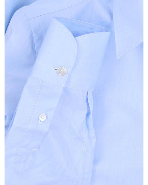 Finamore 1925 Blue Classic Shirt