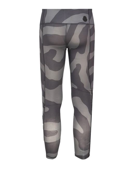 Moncler Gray Sporty leggings for men