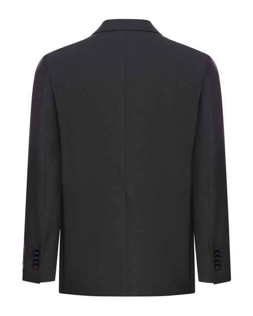 Tagliatore Blue Tailored Wool Blazer for men