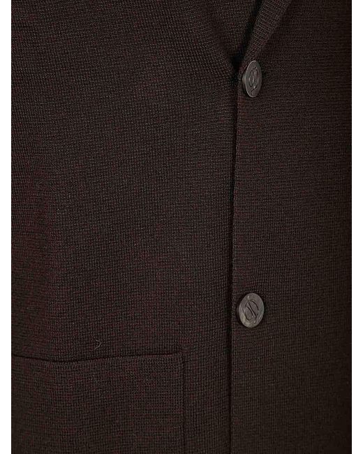 Drumohr Black Double Breasted Blazer for men