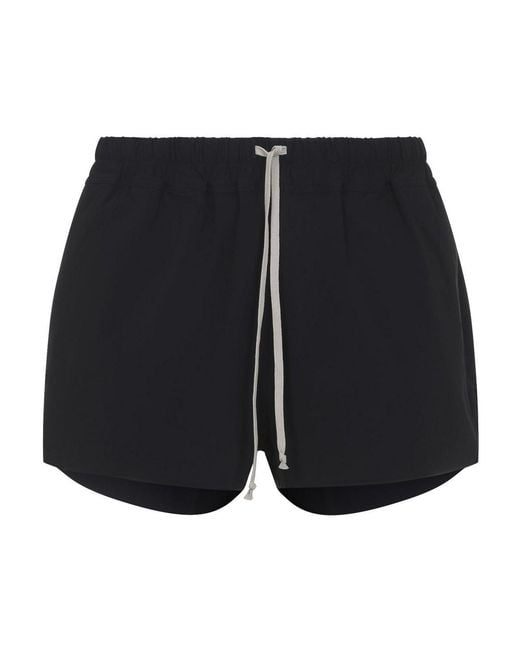 Rick Owens Blue Polyamide Swim Shorts for men