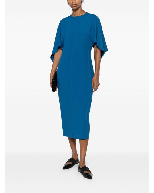 Stella McCartney Blue Round Neck Dress