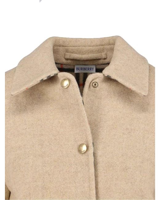 Burberry Natural Virgin Wool Jacket