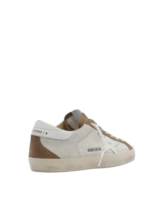 Golden Goose Deluxe Brand White Super-Star Sneakers for men