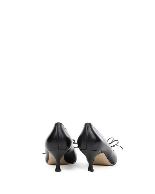 Casadei Black Leather Dollet