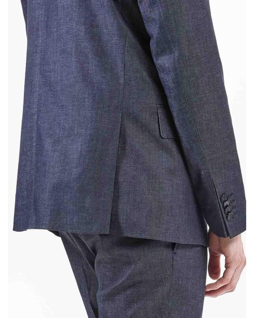 Karl Lagerfeld Blue Purpose Jacket for men