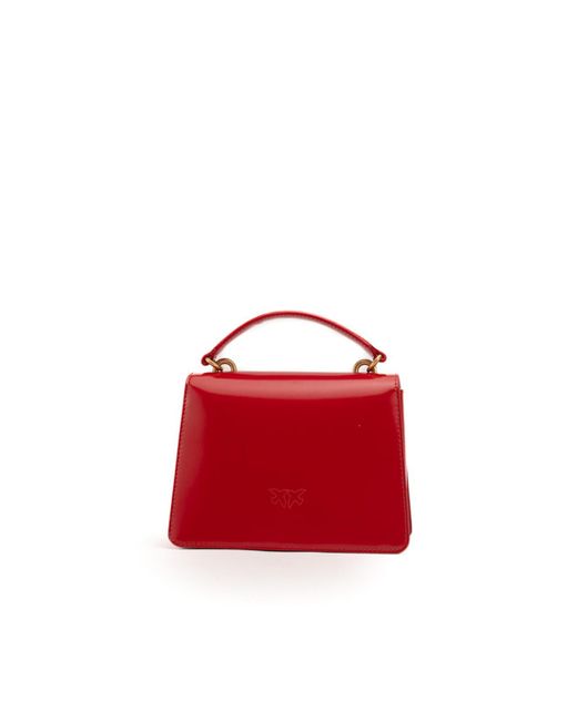 Pinko Red Leather Bag